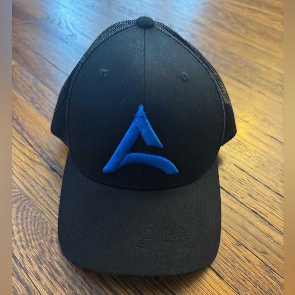 Anarchy (New Logo) At Smash It Sports ELEC-BLUE- mesh trucker style cap. YUPOONG